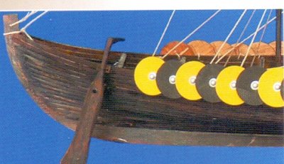 Zoom bild av VIKINGASKEPP GOKSTAD. SKALA 1/72