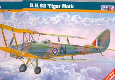Zoom bild av D.H 82 Tiger Moth 1:48
