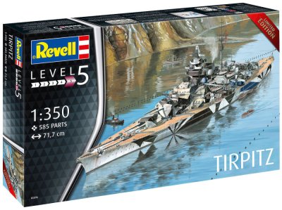 Zoom bild av REVELL German Battleship WWII Tirpitz 1:350