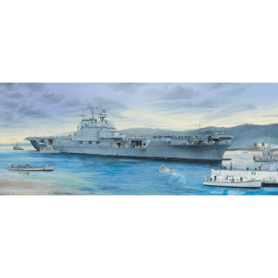 Zoom bild av USS ENTERPRICE CV-6L. SKALA 1/200