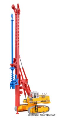 Zoom bild av 11279 H0 LIEBHERR hydraulisk grävmaskin 974 med borranordning