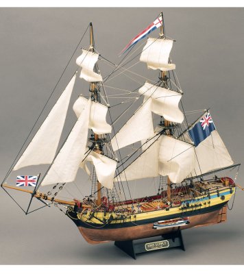 Zoom bild av New First Fleet Brig HMS Supply. 1:50 Wooden Model Ship Kit