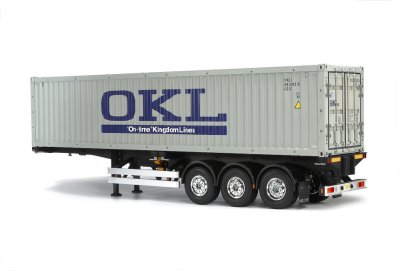 Zoom bild av TAMIYA 1/14 R/C 40-Foot Container 3-Axle Semi-Trailer