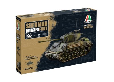 Zoom bild av ITALERI 1:56 M4A3E8 Sherman Fury