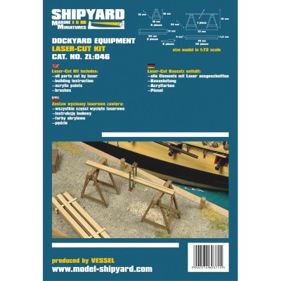Zoom bild av DOCKYARD EQUIPMENT. BYGGSATS I SKALA 1/72